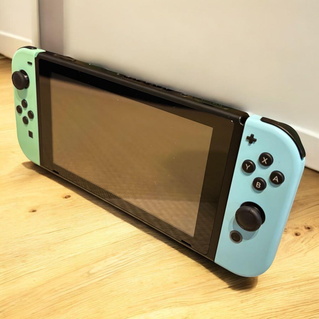 【超美品】あつ森デザイン Switch 本体 初期化済 ニンテンドースイッチ