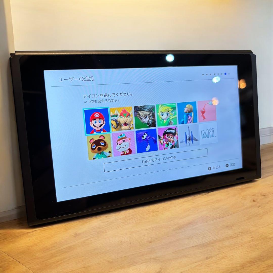 【超美品】あつ森デザイン Switch 本体 初期化済 ニンテンドースイッチ