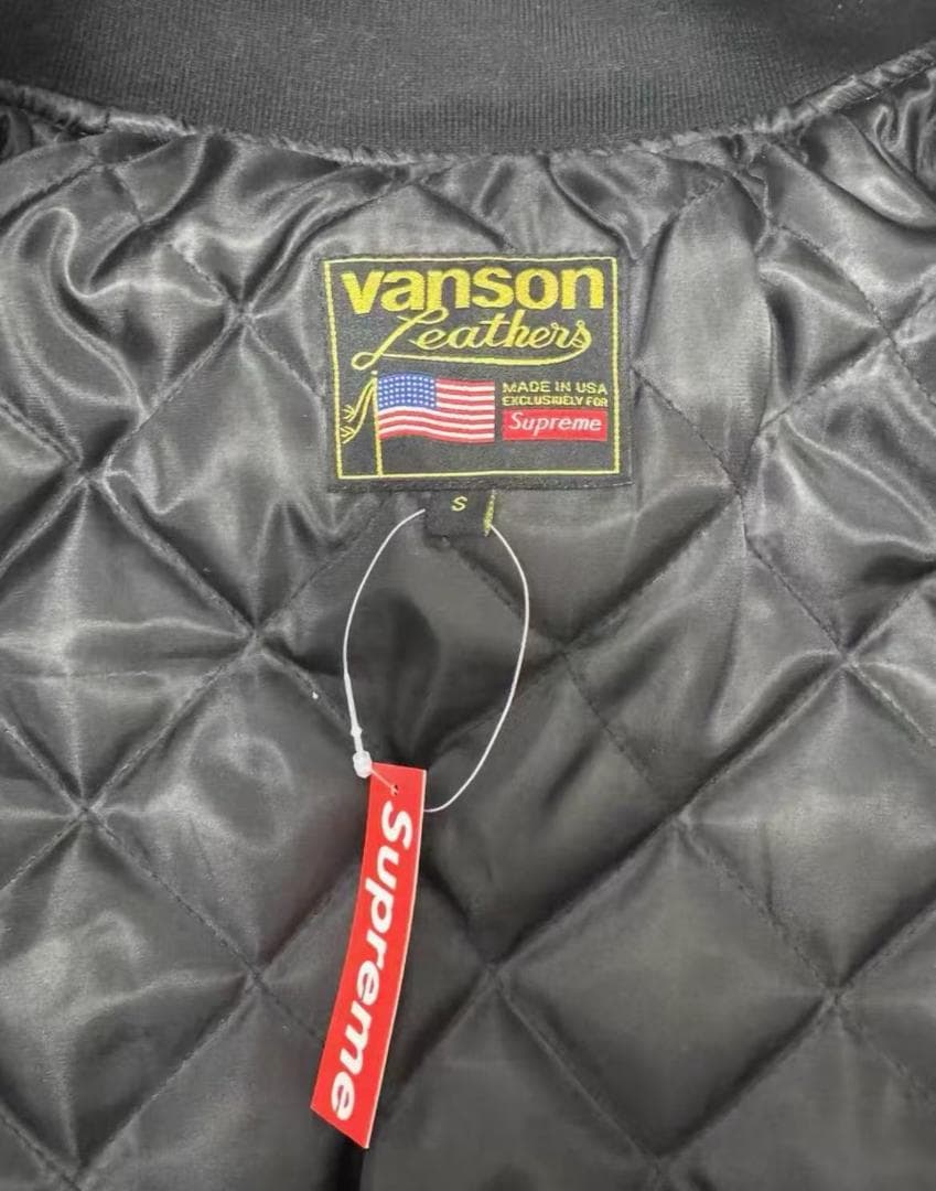 Supreme x Vanson Leathers FW24 レザージャケット