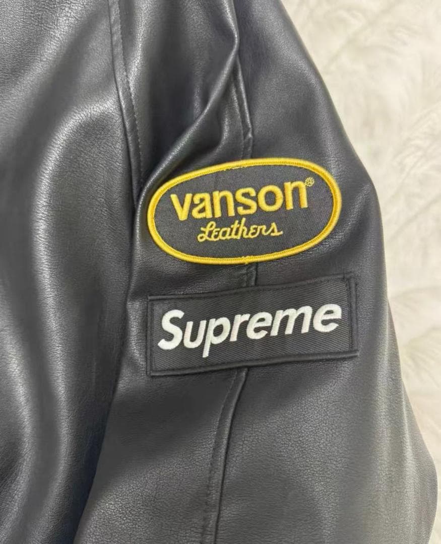 Supreme x Vanson Leathers FW24 レザージャケット