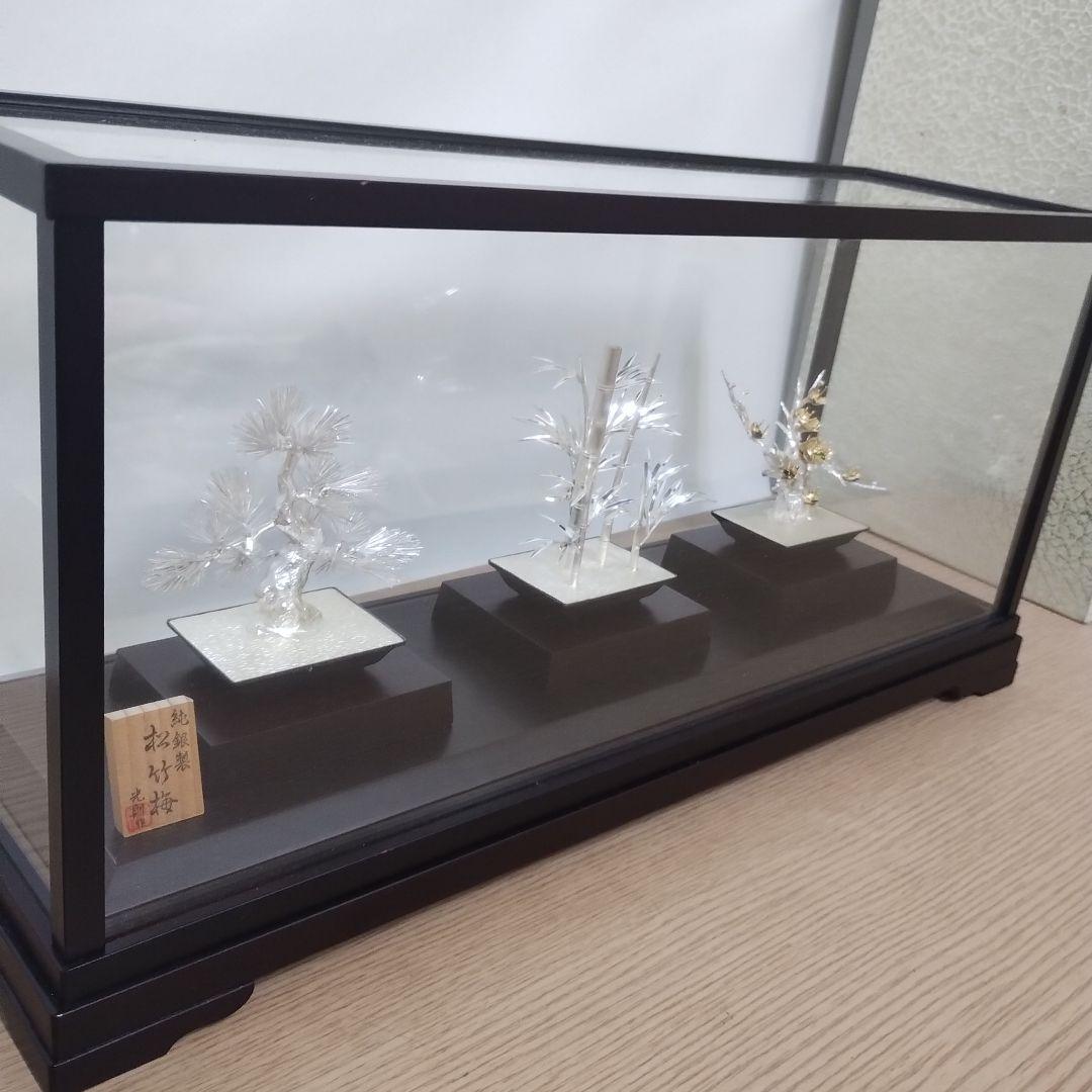 く*ん様 純銀製 盆栽風 金属工芸品