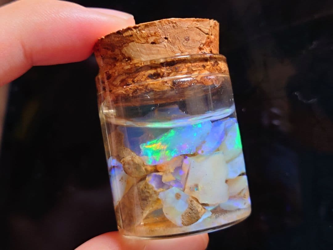 エチオピア　チョーク　オパール原石 詰合わせ　鉱物　標本　約10g分50CT近く