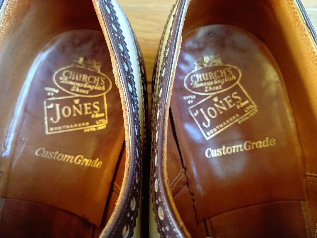 y*.様 旧Church'sチャーチ コンビネーションフルブローグ UK65