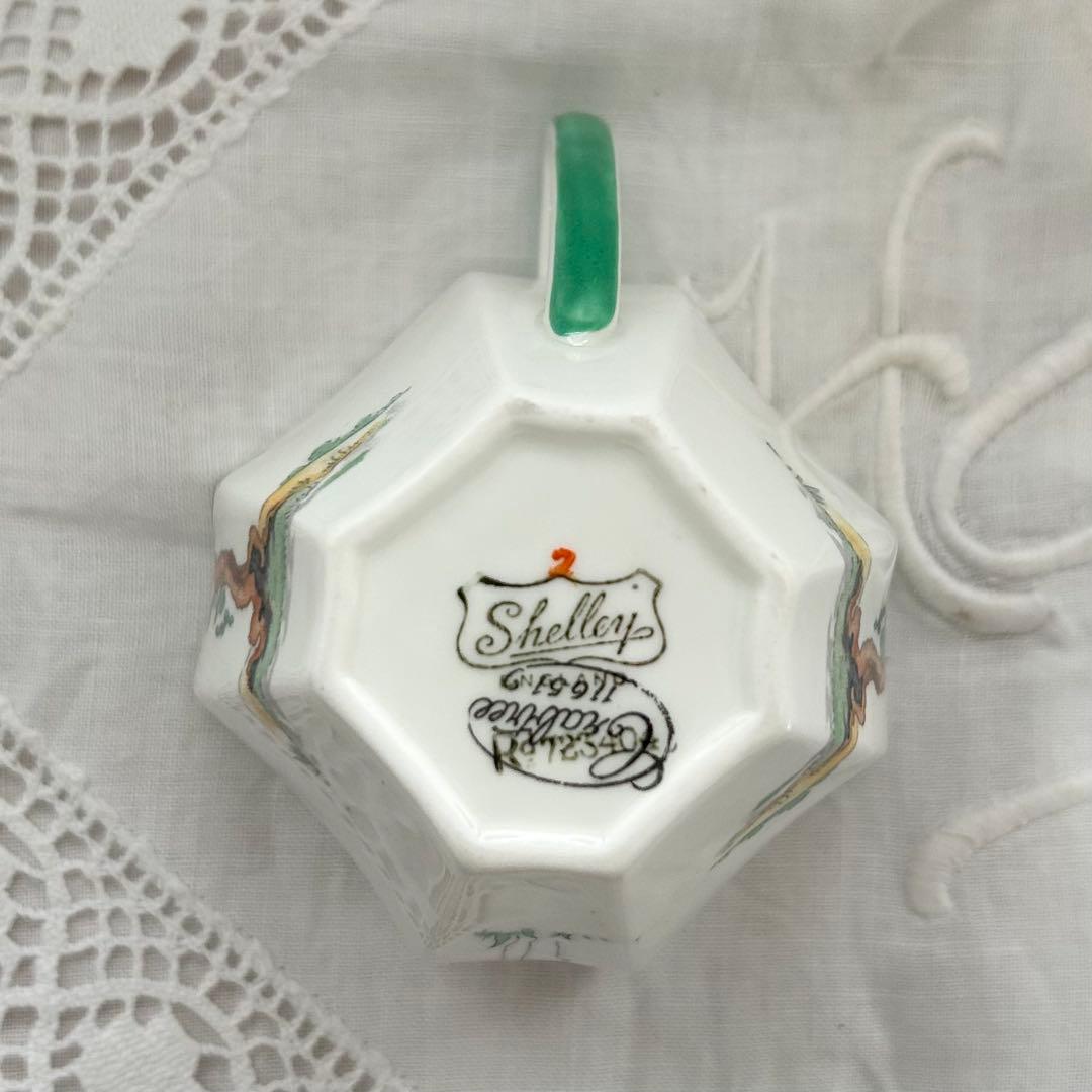 Shelleyシェリー◆カップ＆ソーサー トリオ◆リンゴ クイーンアン