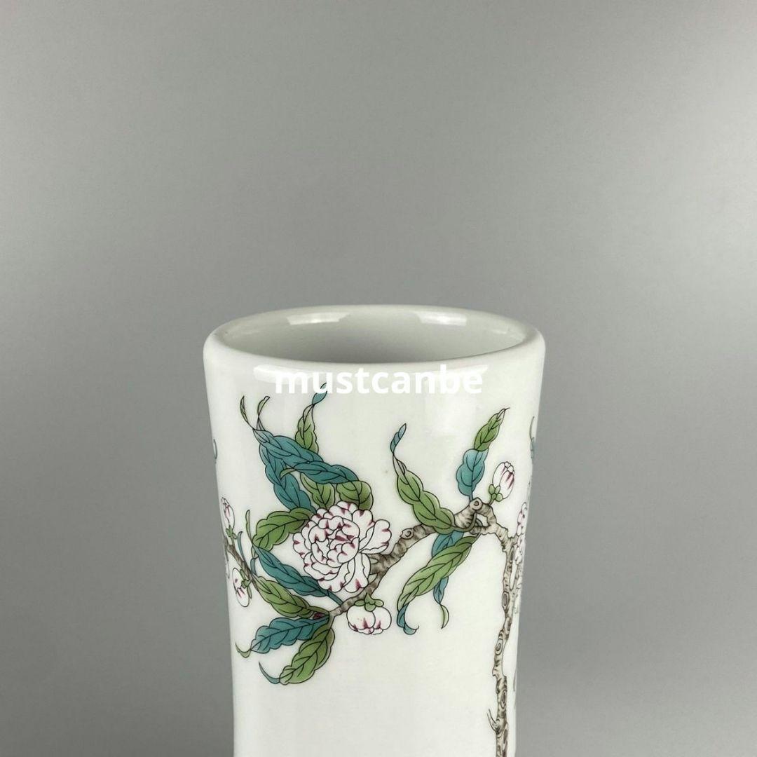 大清乾隆粉彩寿桃天球瓶 景徳鎮 陶磁器 装飾品 現代工芸品 美術品 置物