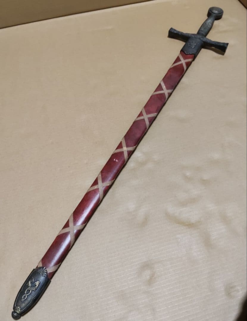 【新春特価】金属製 模造刀 西洋剣 デニックス エクスカリバー ①