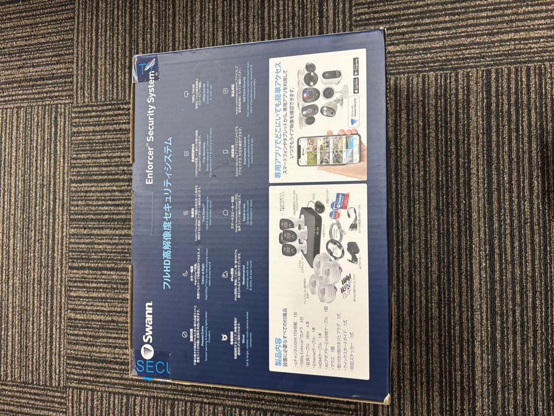 未開封 Swann スワン セキュリティカメラ カメラ4台セット 警告ライト