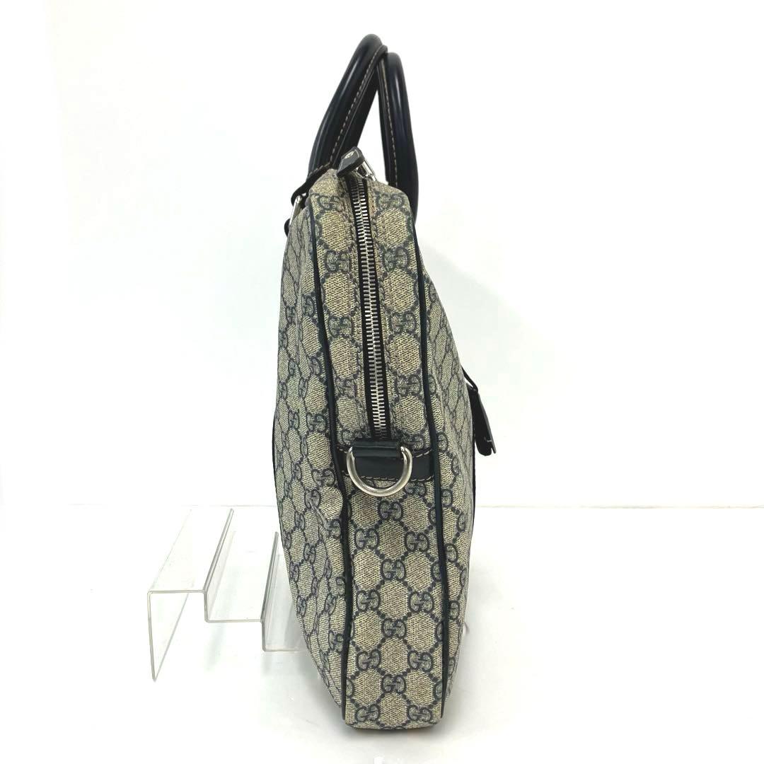 大人気☆GUCCI☆グッチ☆ビジネスバッグ☆GGスプリーム☆レザー☆ネイビー！