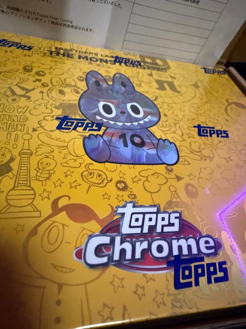 Topps Chrome Labubu 新品未開封1BOX