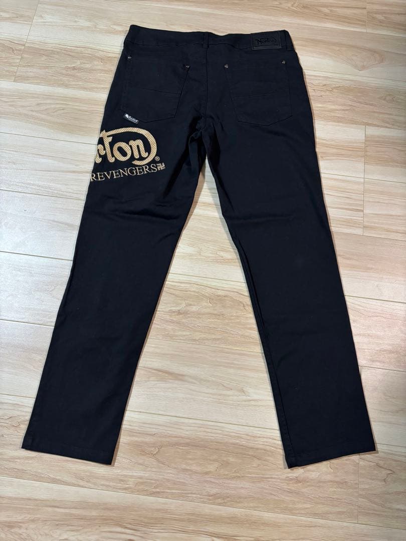未使用タグ付き　Norton　東京リベンジャーズコラボ　ストレッチパンツXL 黒