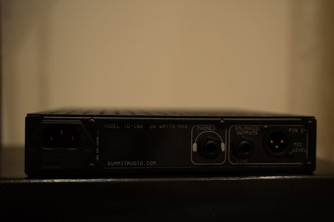 配信機器・PA機器・レコーディング機器 Summit Audio-TD100 tubeDI