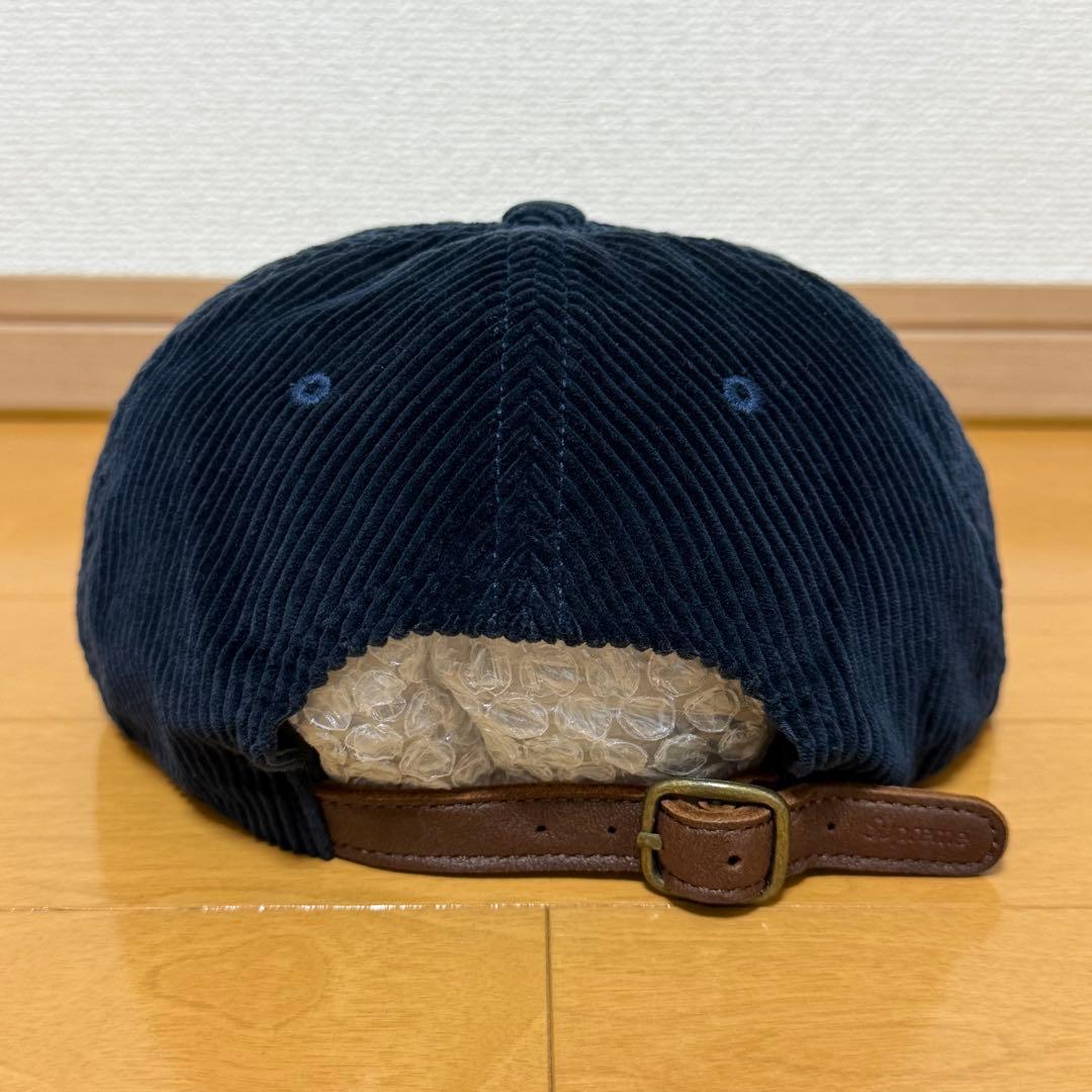 Supreme Corduroy Compact Logo 6-Panel 紺