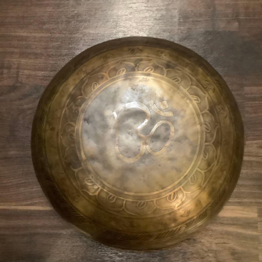 no42 チベット産 シンギングボウル　新品　サイババ　33cm 藤井風