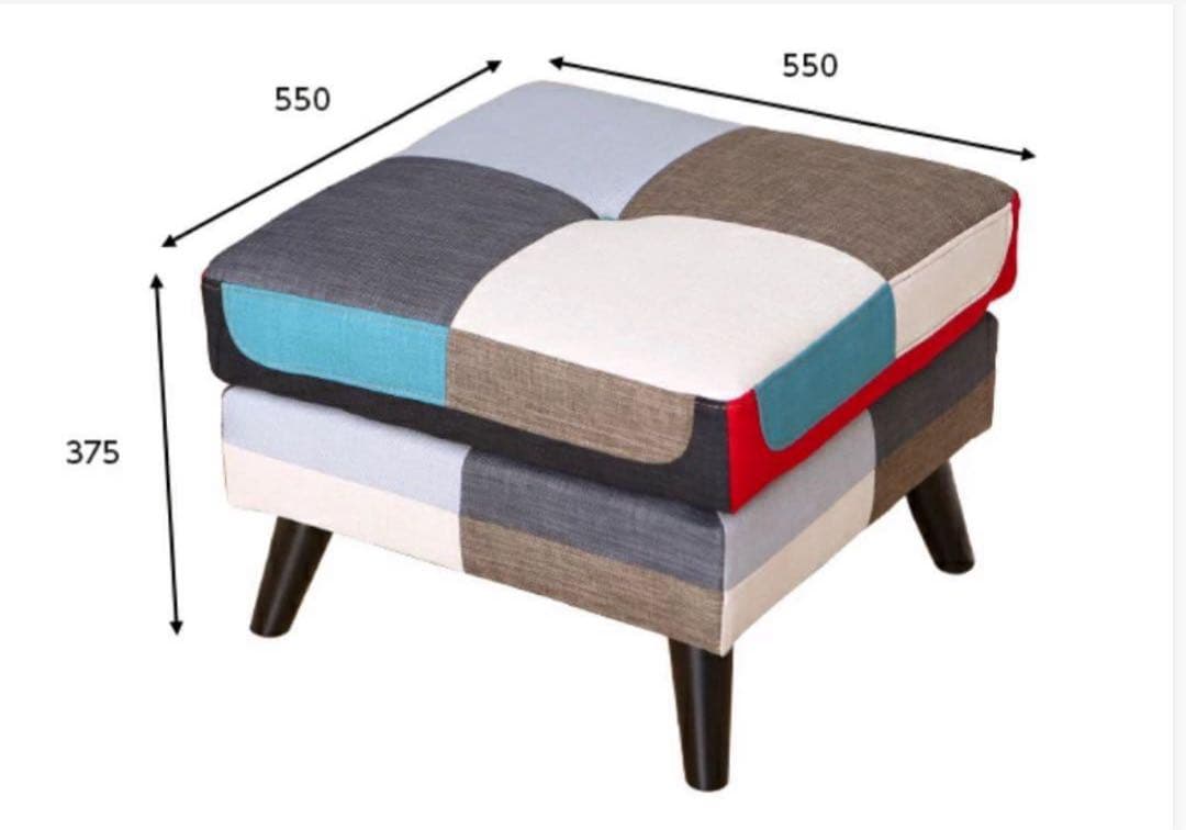 J.M様 モダンデコ オットマン