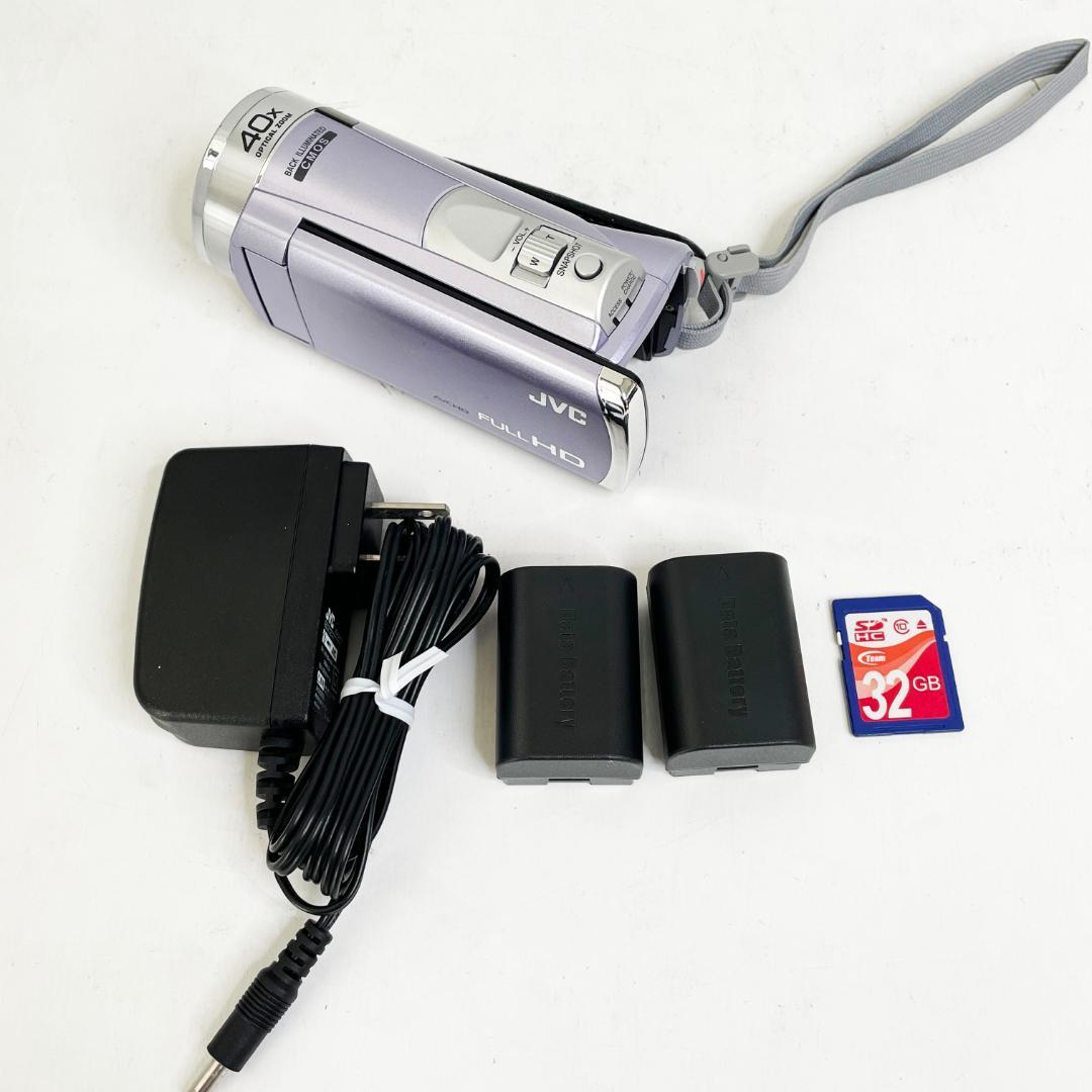 中古美品☆JVC ビデオカメラ GZ-HM33
