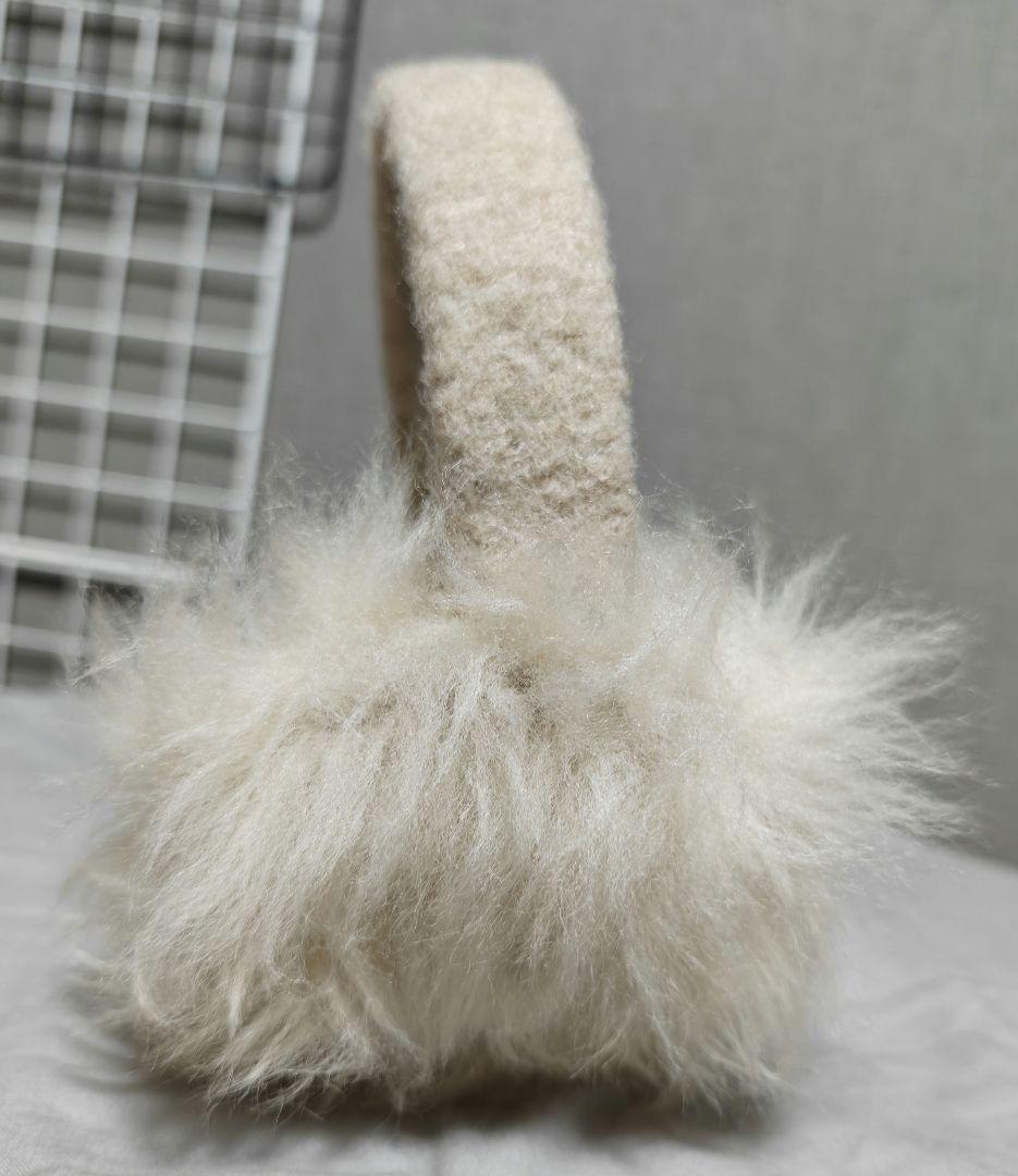UGG 有線ヘッドホン ベージュ ファー