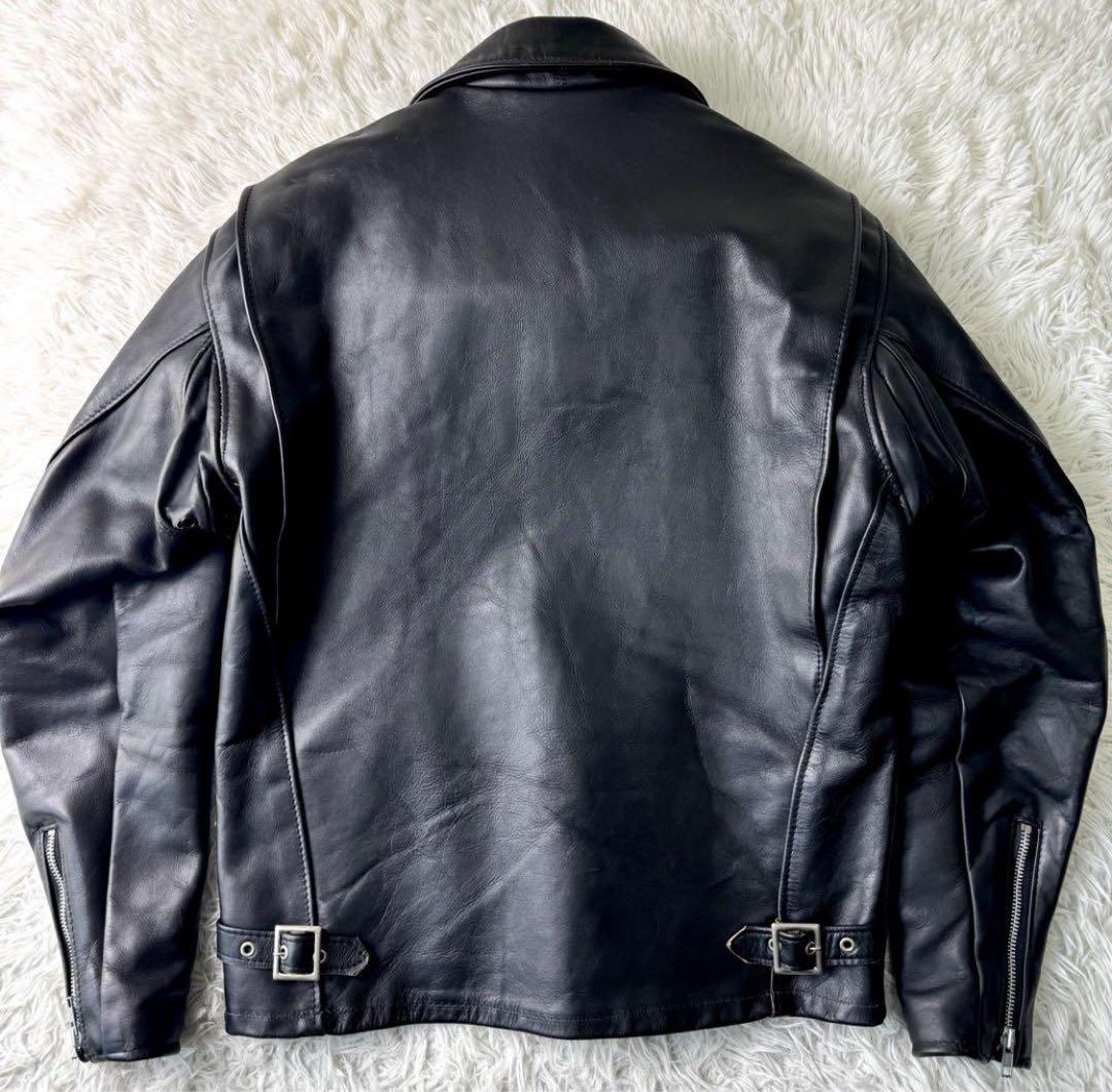 美品/希少　schott トラッカージャケット　652 本革　ブラック　38