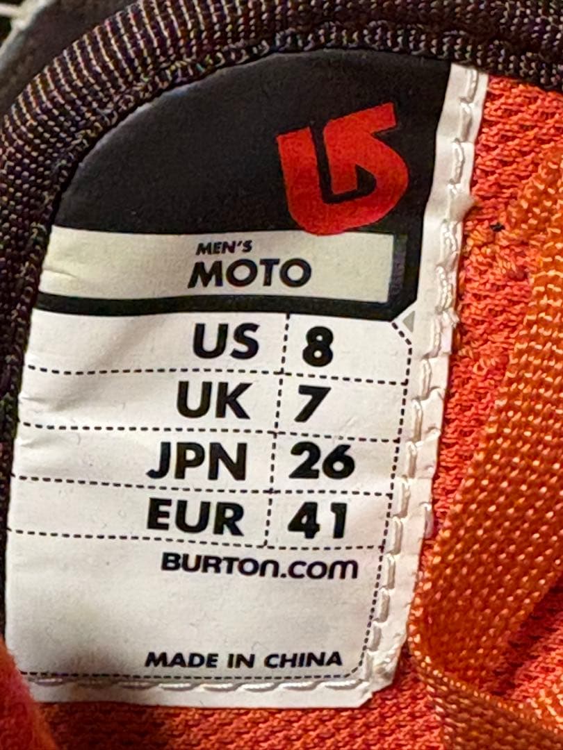 Burton スノーボードブーツ ブラウン/ホワイト