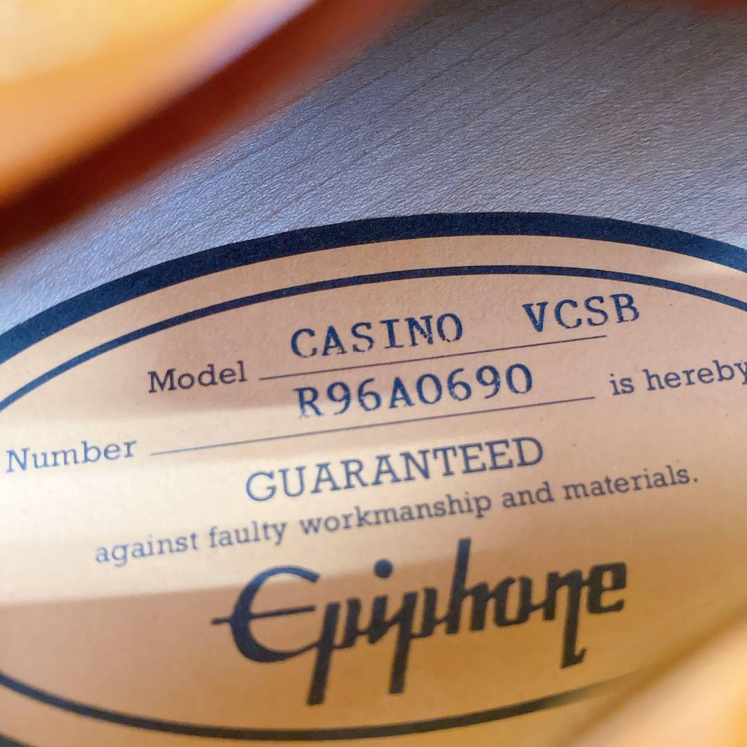 Epiphone エピフォン　96年製　CASINO VCSB セミアコ