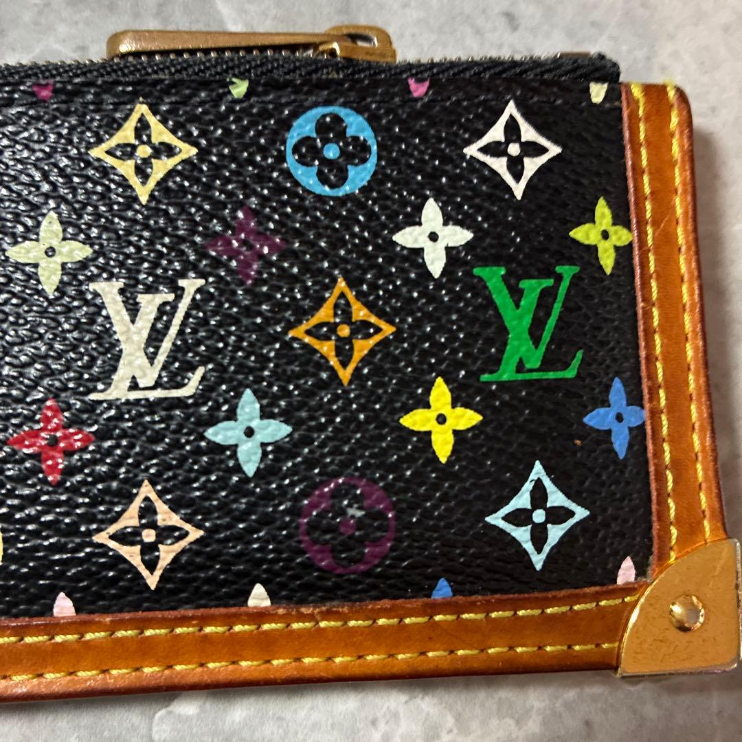 ルイヴィトン ポシェットクレ モノグラム マルチカラー ケースM92654
