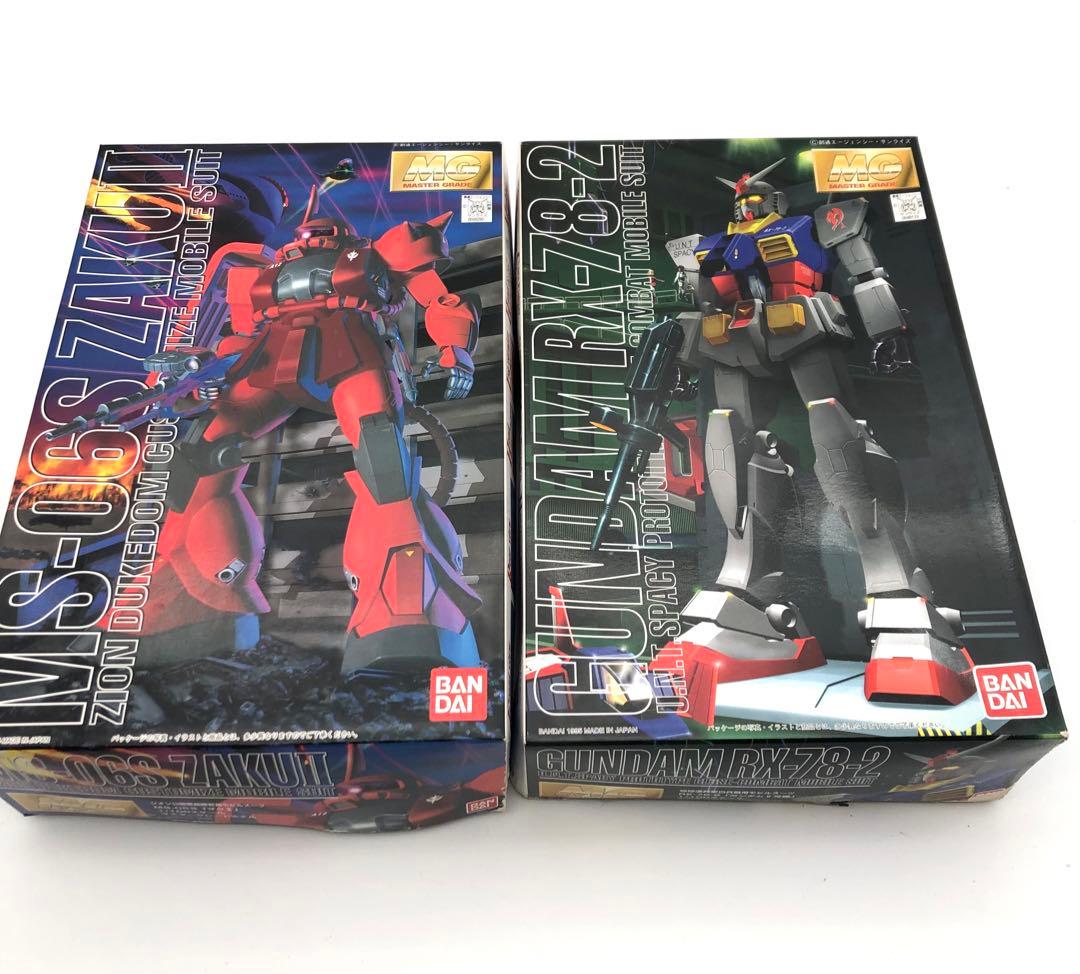 R ガンプラ セットMS-06 ZAKU II & RX-78-2