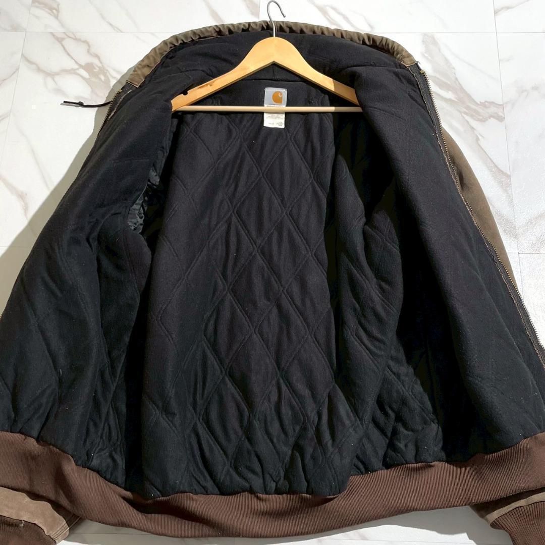 希少　カーハート　アクティブジャケット　J68CHT　ダックキャンバス　茶色