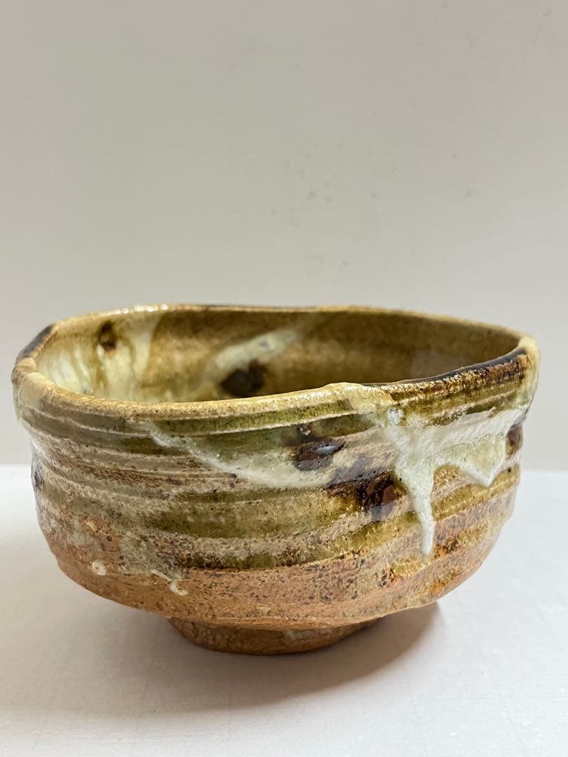 美濃焼の名工加藤勝之造 伊賀茶碗　未使用共箱値下げしました。