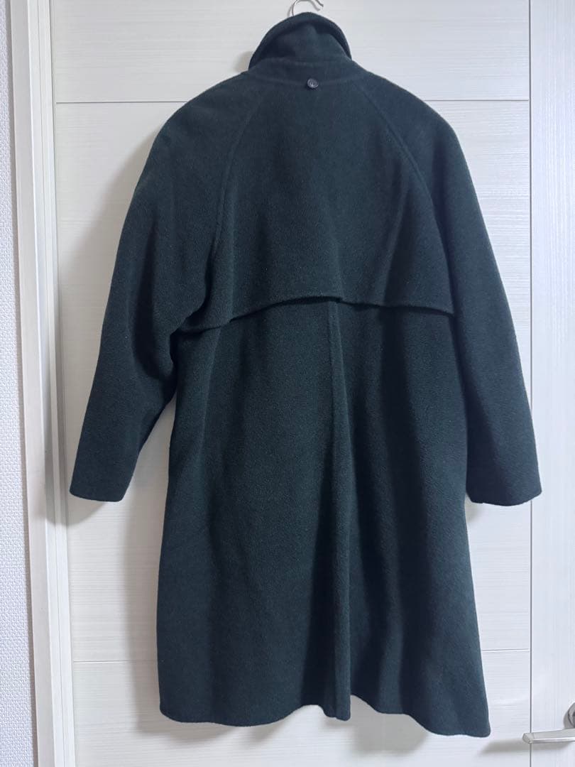 滝沢眞規子さん着用 23区 リバー チェスターコート 小さいサイズ　グリーン系