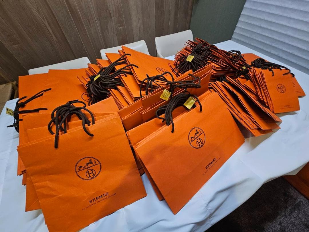 エルメス 紙袋 ショッパー 大量 まとめ売り 98枚