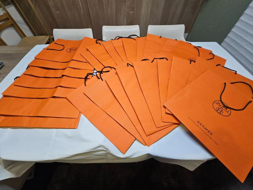 エルメス 紙袋 ショッパー 大量 まとめ売り 98枚