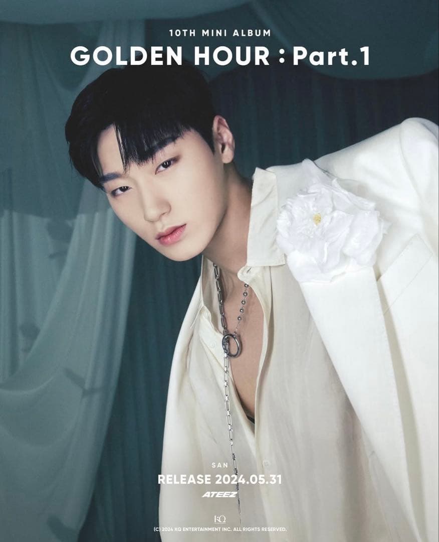 ATEEZ サン ポラロイド チェキ WORK 白