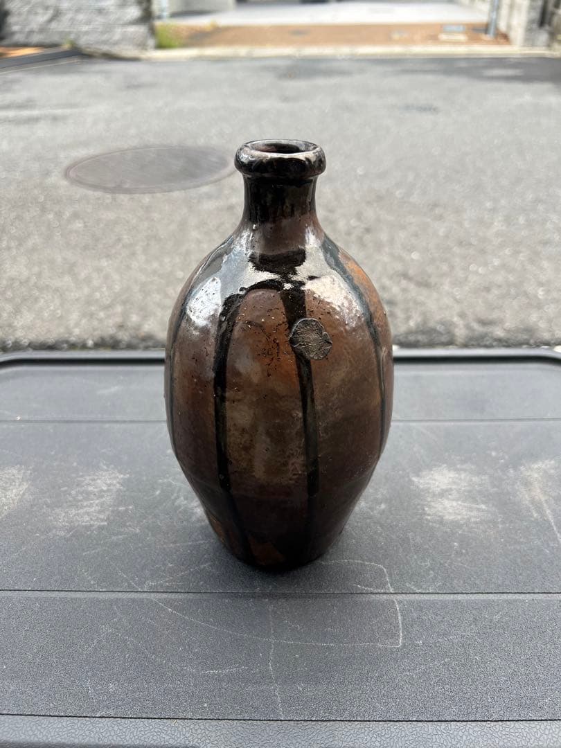 古丹波 酒器 徳利 陶器 壺 花瓶 花器 民藝 古道具 古物 骨董 JAPAN