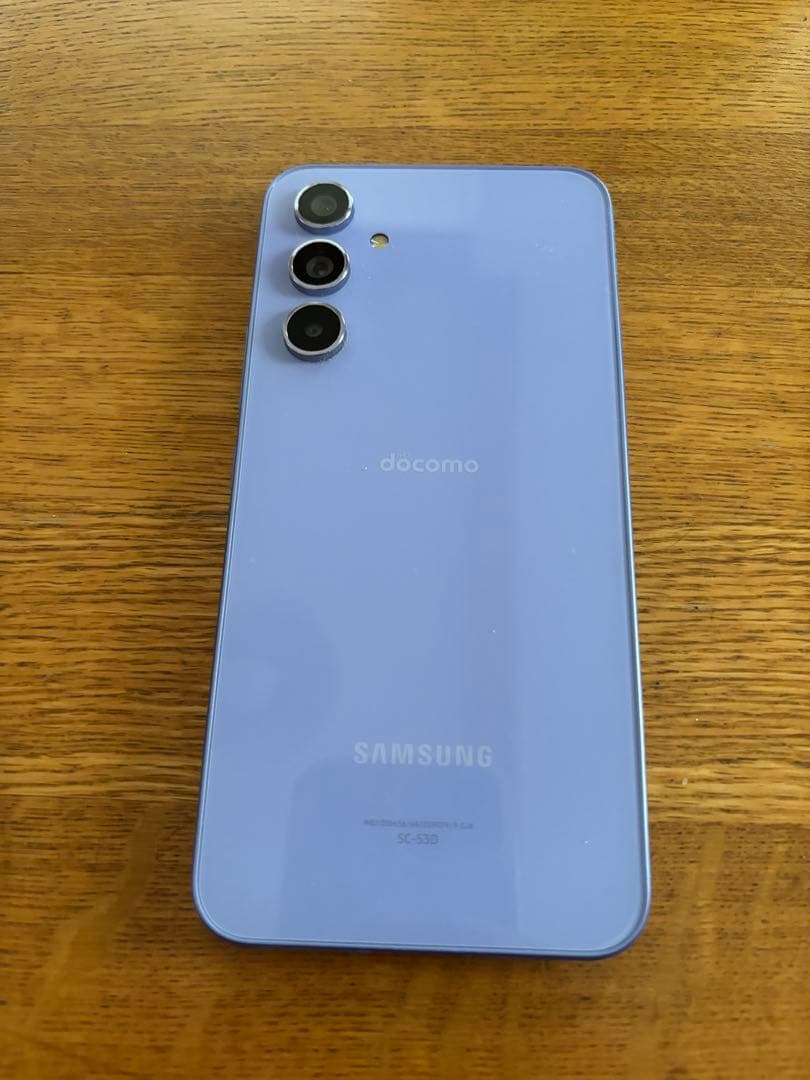 美品Galaxy A54 Samsung SC-53D パープル 5000mAh