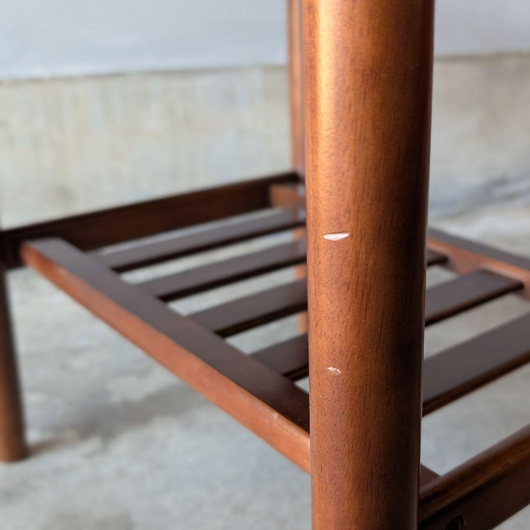 【古家具】カリモクのミッドセンチュリー調サイドテーブル　ナイトテーブル