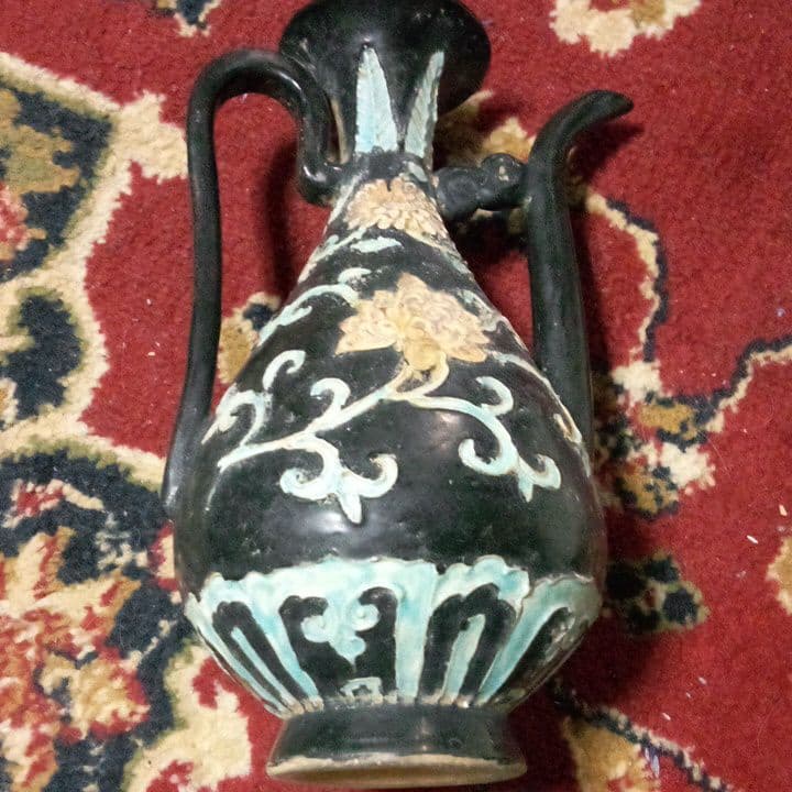 中国陶磁器　明法花　水注