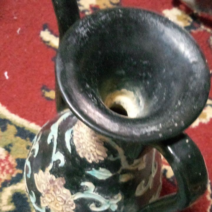 中国陶磁器　明法花　水注