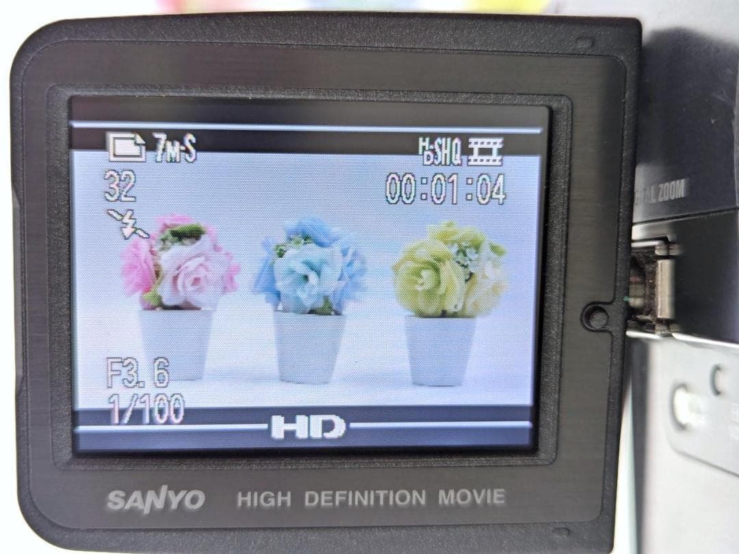 MPEG-4 ビデオカメラ SANYO Xacti ザクティ DMX-HD2