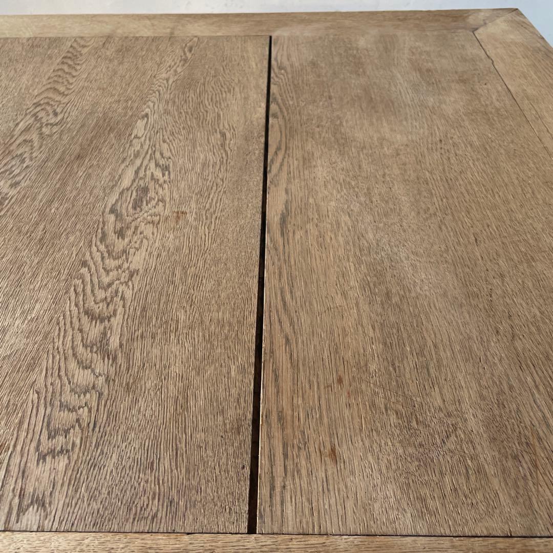 ビンテージ エクステンションダイニングテーブル 剥離