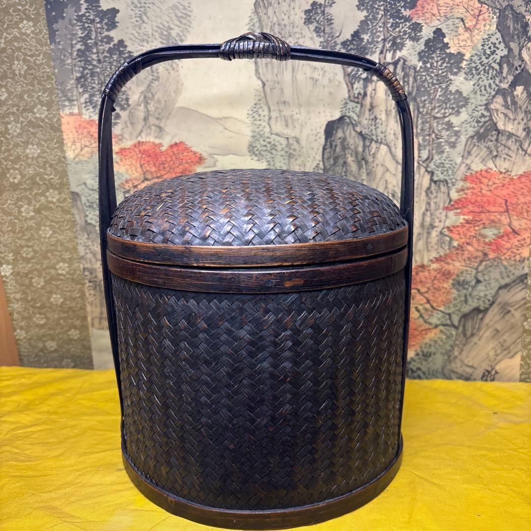 九谷　煎茶器セットと籠 新春SALL