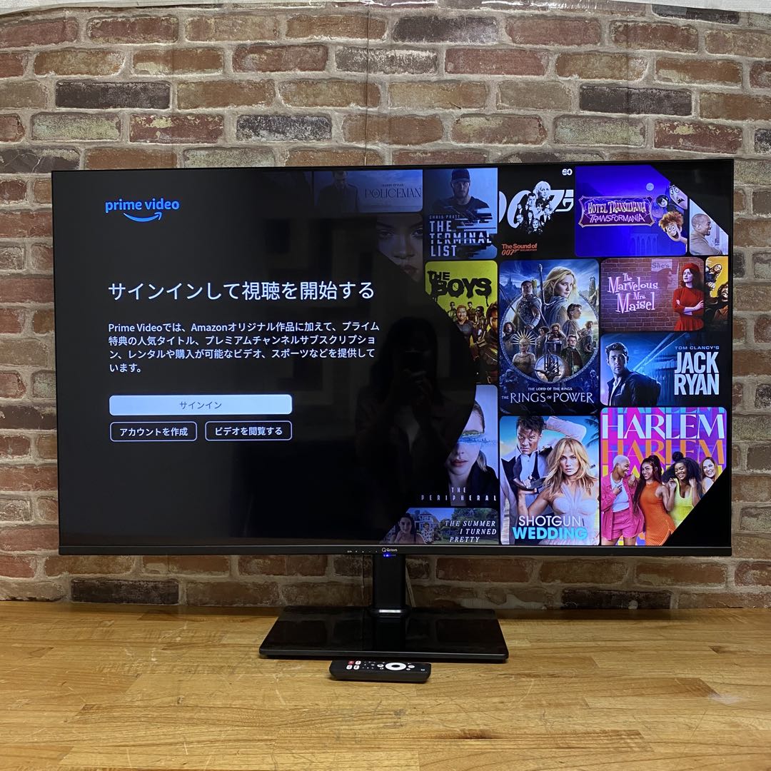 2024年製！50V型 チューナーレス 4K 液晶テレビ QRH-50TL4K