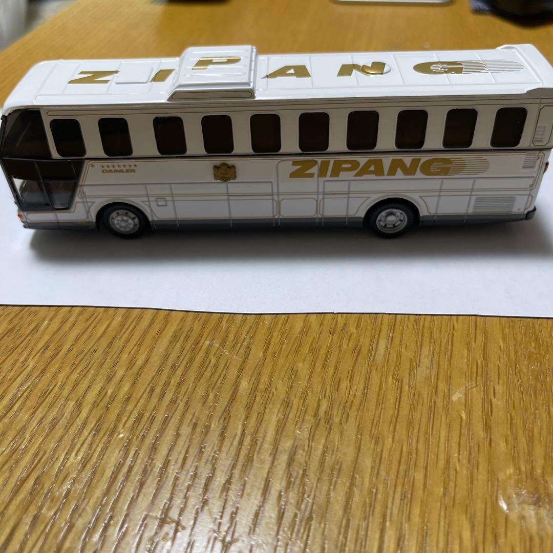 ZIPANGバス ミニカー ホワイト76/1スケール