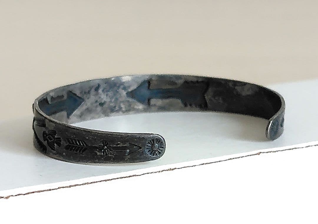 ヴィンテージ フレッドハービー ターコイズ シルバー バングル