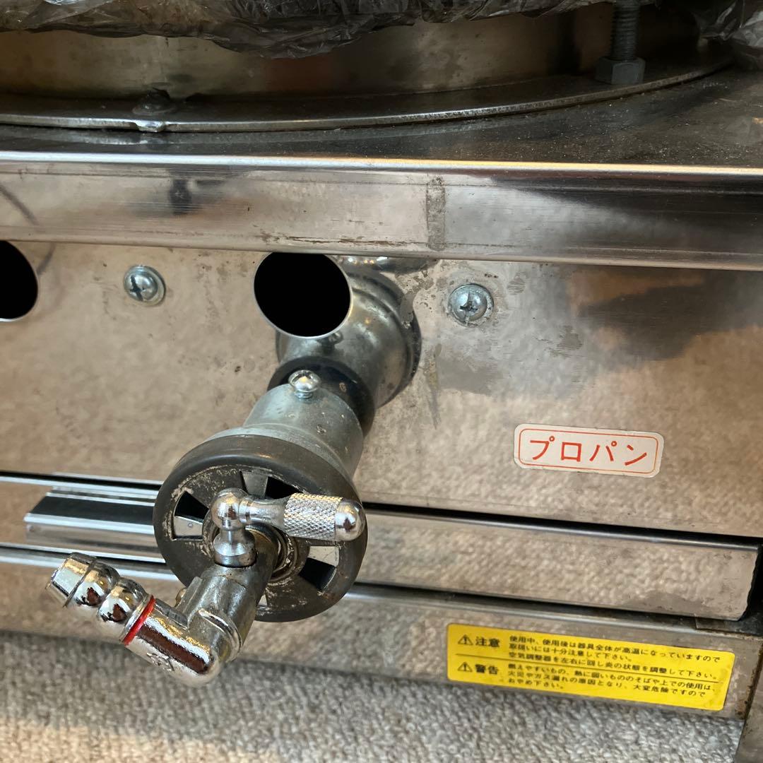 クレープ器・プロパンガスコンロ