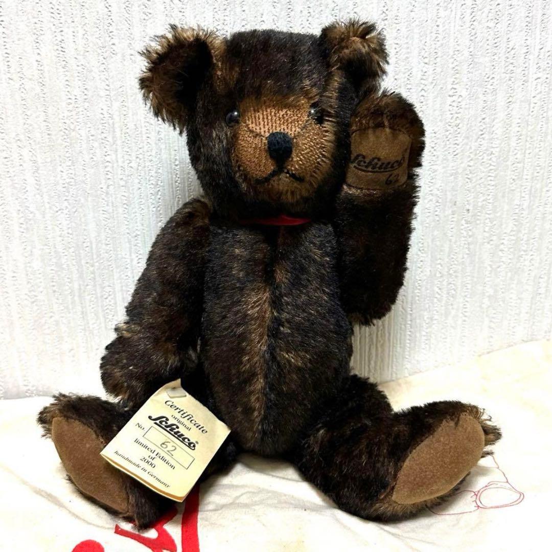 Schuco シュコ　復刻限定ベア　焦茶　鳴物入り