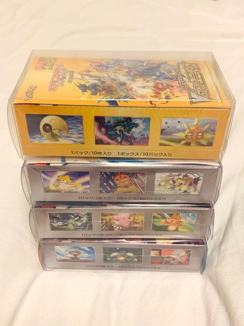 ポケモンカード 4BOX まとめ売り シュリンク付き