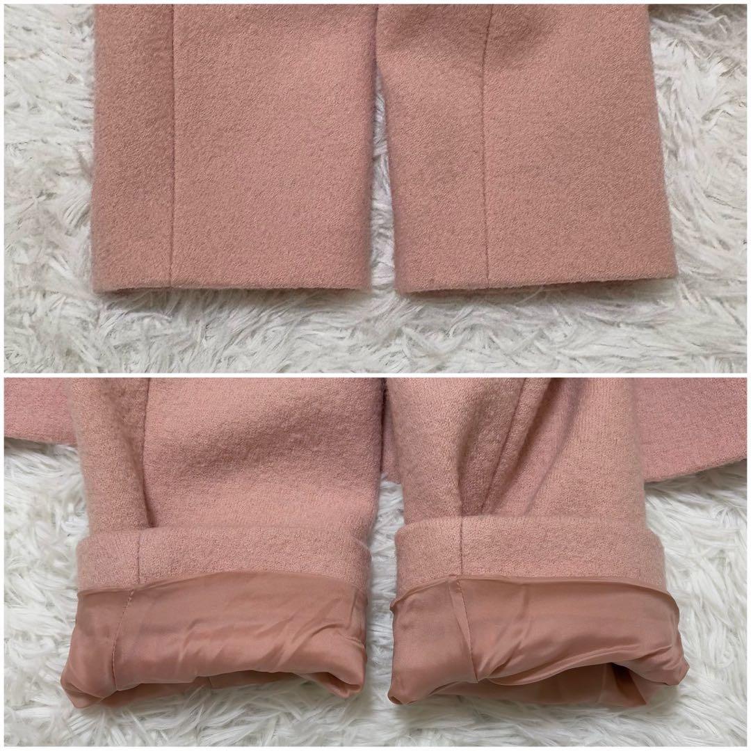 ◎極美品 Theory ピンク 近年モデル ダブル チェスターコート S 1