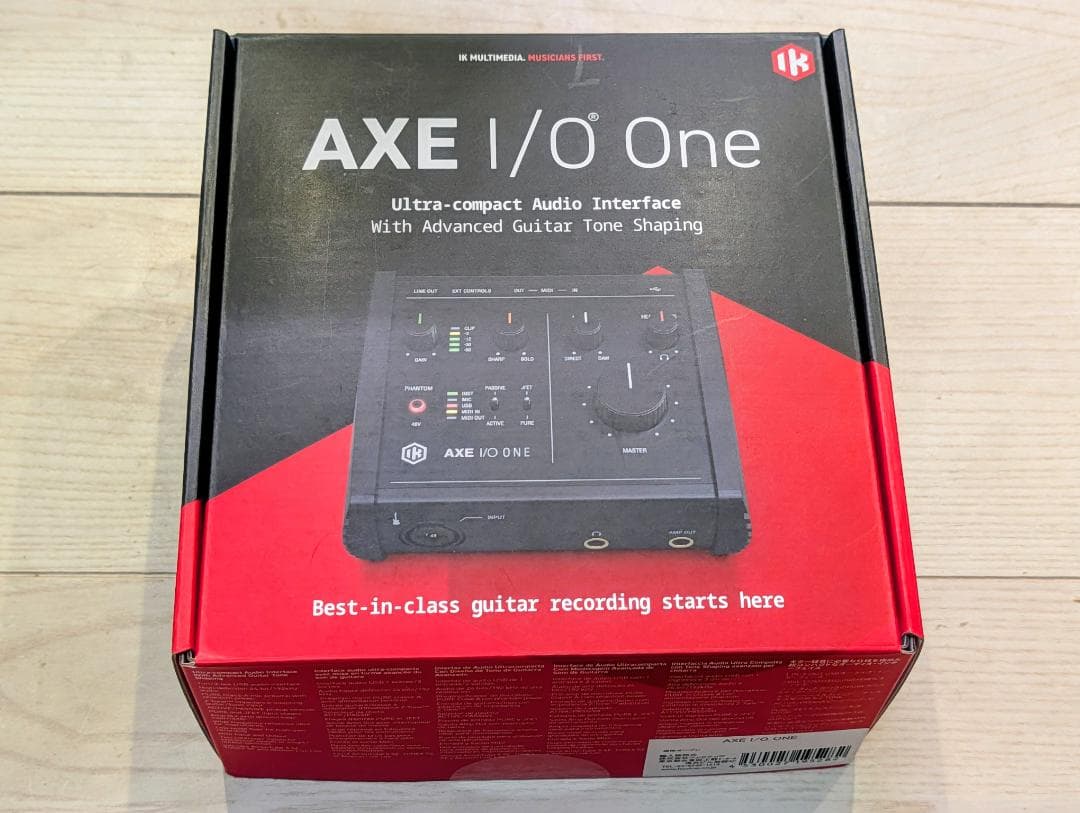 IK Multimedia AXE I/O ONE オーディオインターフェース