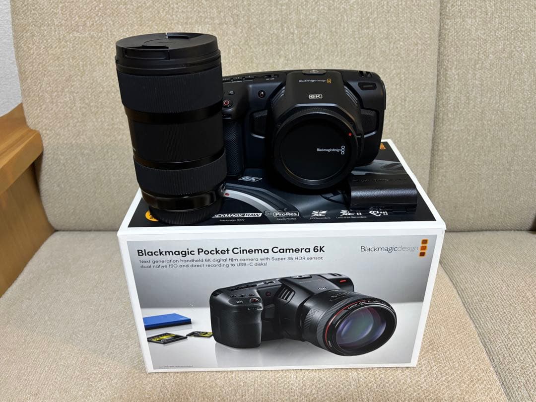 【美品】BMPCC 6K＋レンズSIGMA18-35mm f1.8 【映像制作】