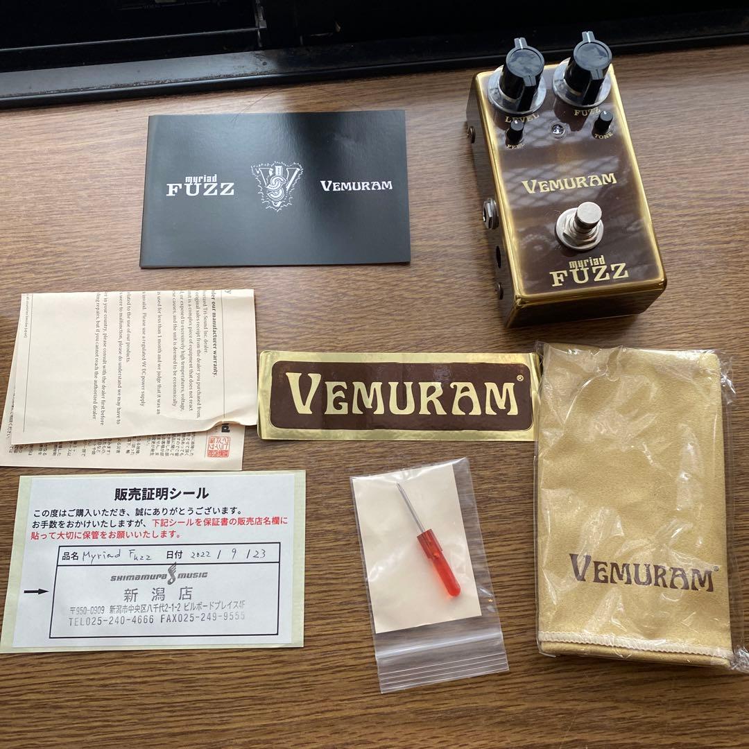 早い者勝ち　美品Vemuram myriad FUZZ ギターエフェクター