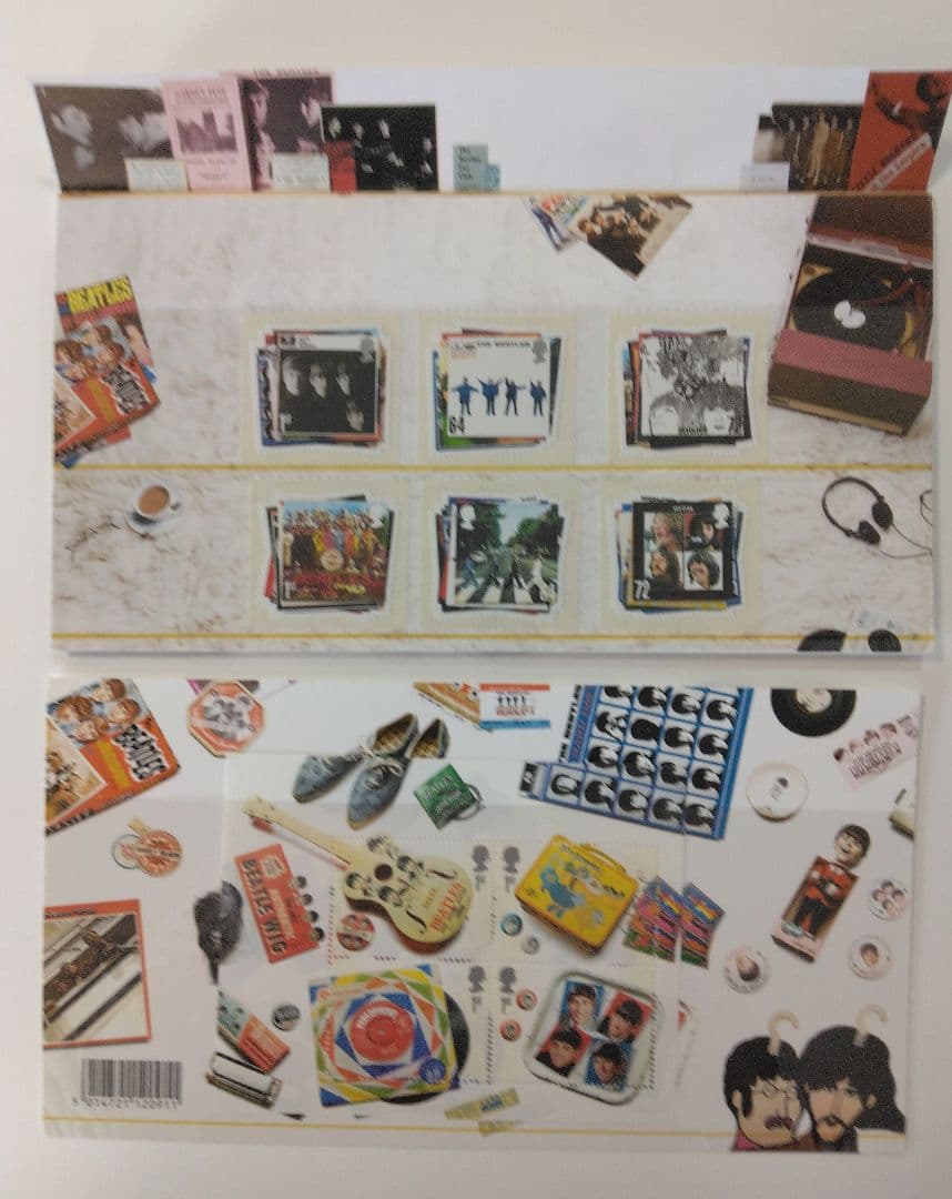 ビートルズ50周年記念　英国発行切手シート３セット